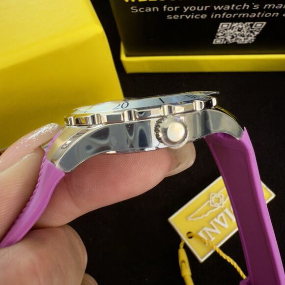 NEW - Invicta Angel Halo Women's Watch - 38mm, Purple (24123) NEW- IN BOX*1 LEFT - Picture 4 of 13